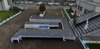 Düzce'de silah kaçakçılığı operasyonunda yakalanan 6 şüpheli adliyede