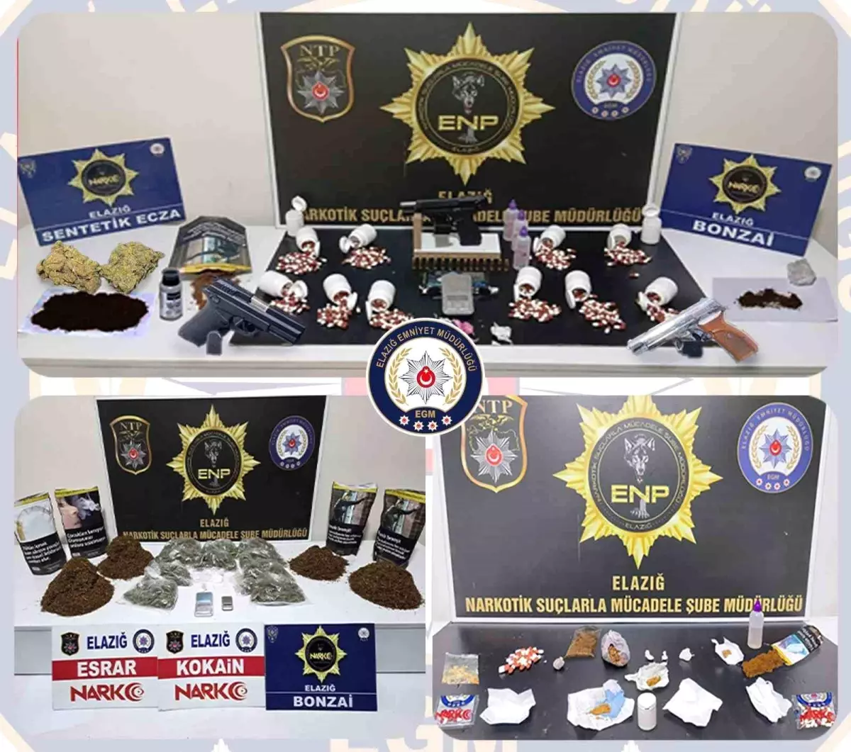 Elazığ'da uyuşturucu operasyonu: 19 tutuklama