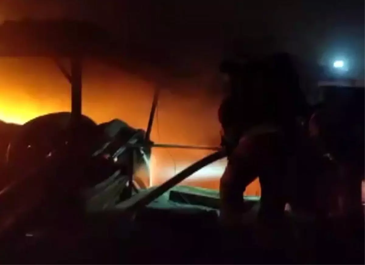 Kahramanmaraş'ta iş yeri yangını