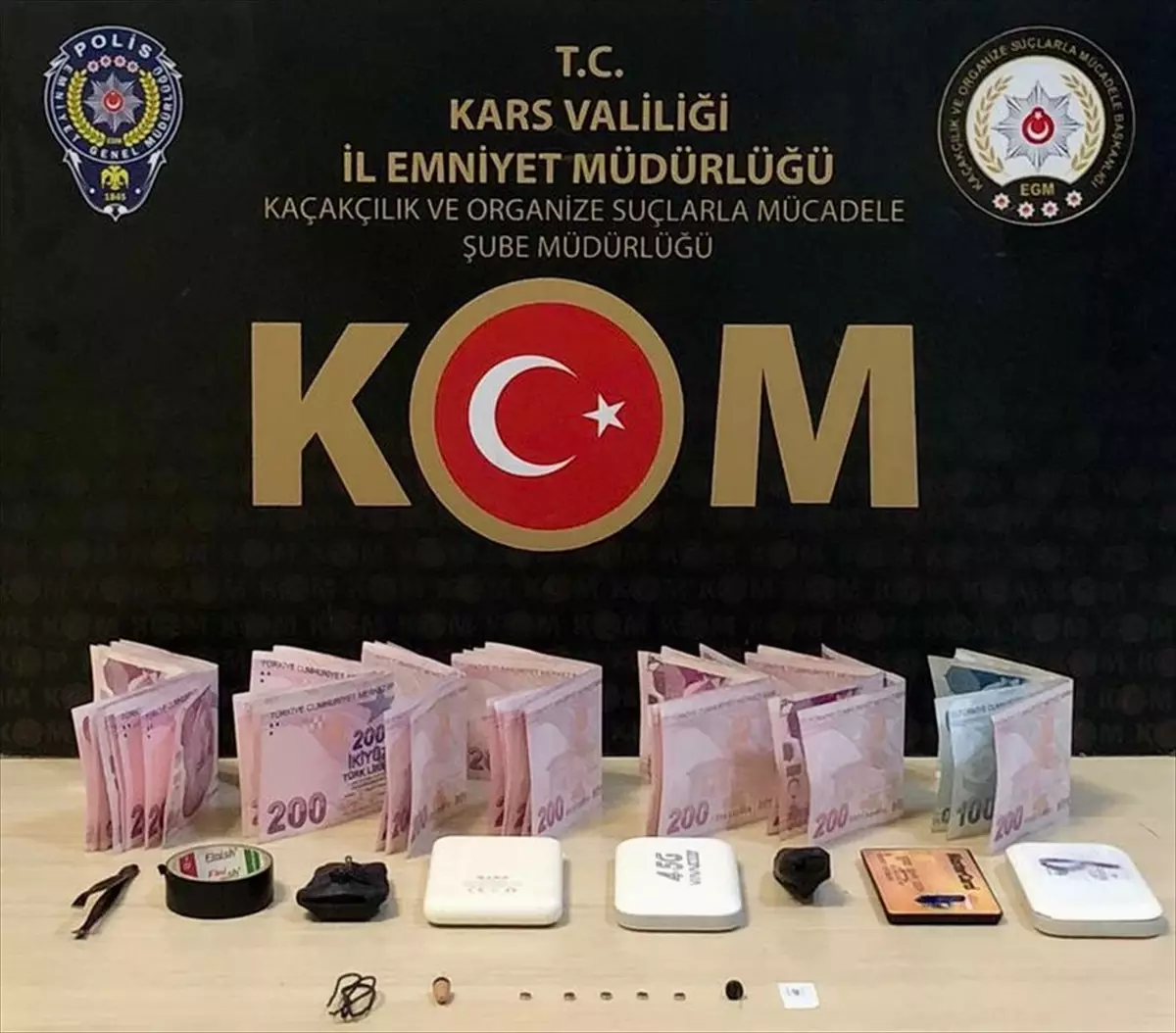 Kars'ta ehliyet sınavında usulsüzlük yapılmasına ilişkin 3 şüpheli yakalandı