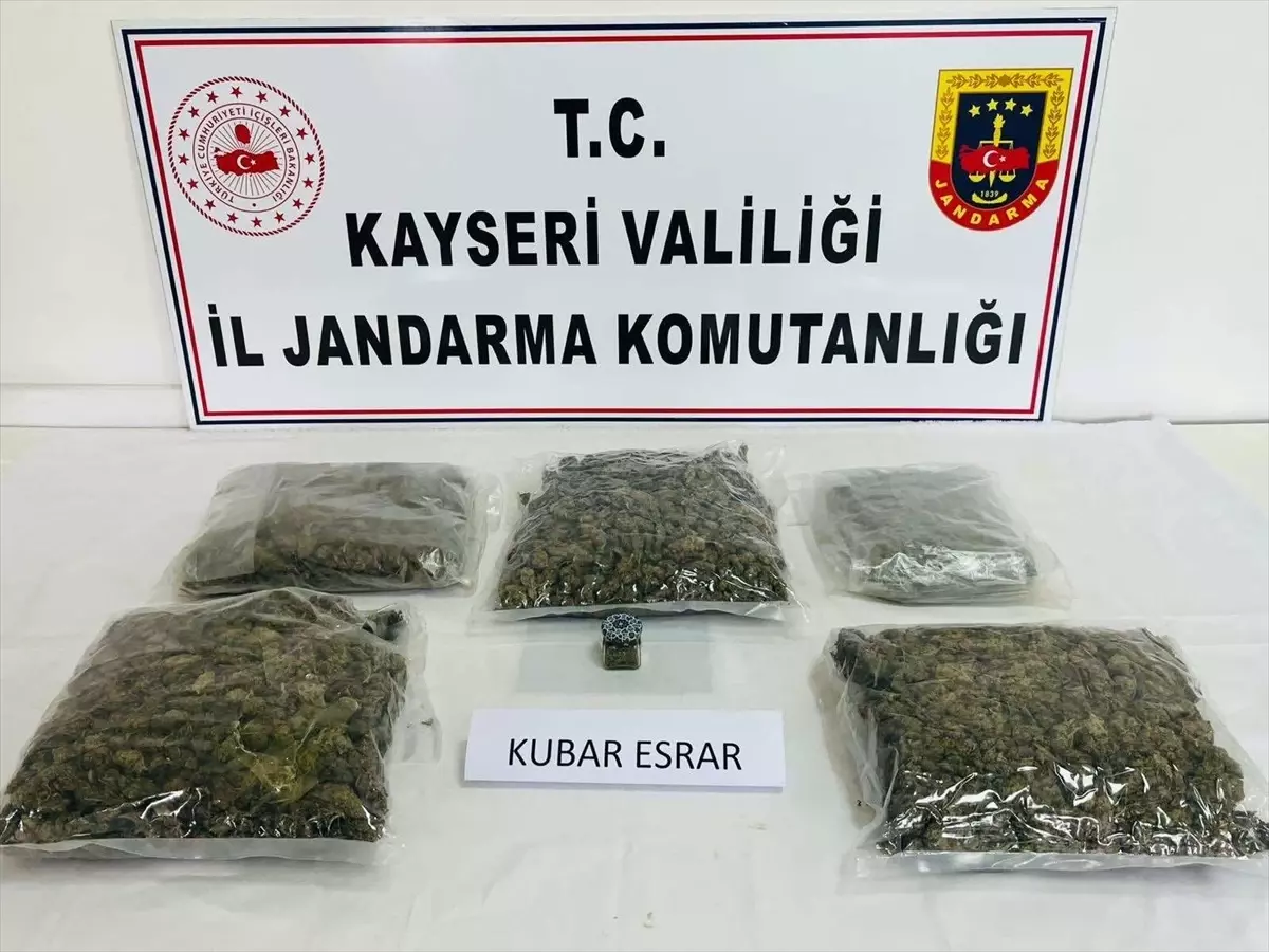Kayseri'de uyuşturucu operasyonunda 1 zanlı yakalandı