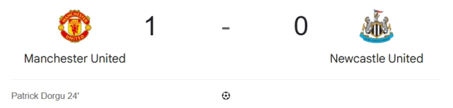 Manchester United Newcastle maçı kaç kaç? MAÇ SONUCU! Manchester United Newcastle golleri kim attı, canlı maç anlatımı!