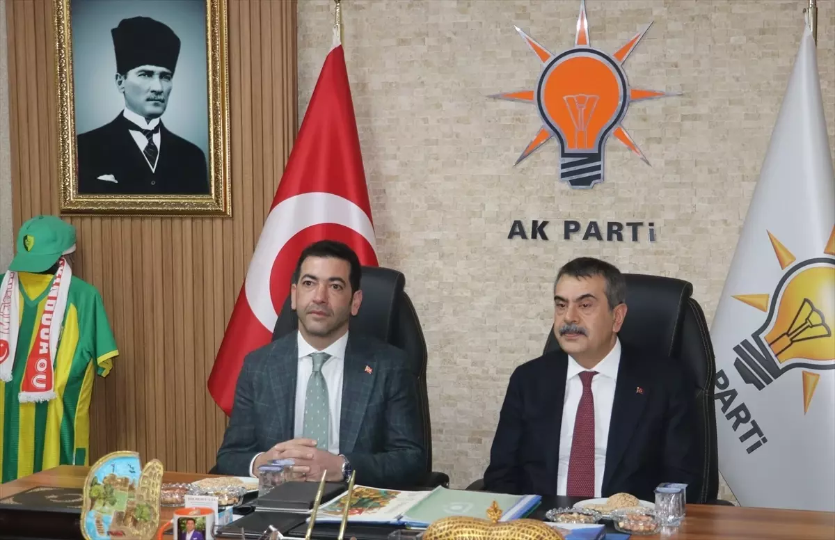 Milli Eğitim Bakanı Tekin, AK Parti Osmaniye İl Başkanlığı'nda konuştu Açıklaması
