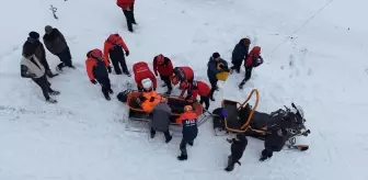 Ordu'da kayak merkezinde telesiyejde kurtarma tatbikatı yapıldı