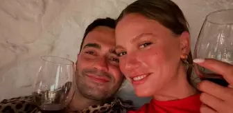 Serenay Sarıkaya'dan sevgilisi Mert Demir'e romantik doğum günü kutlaması