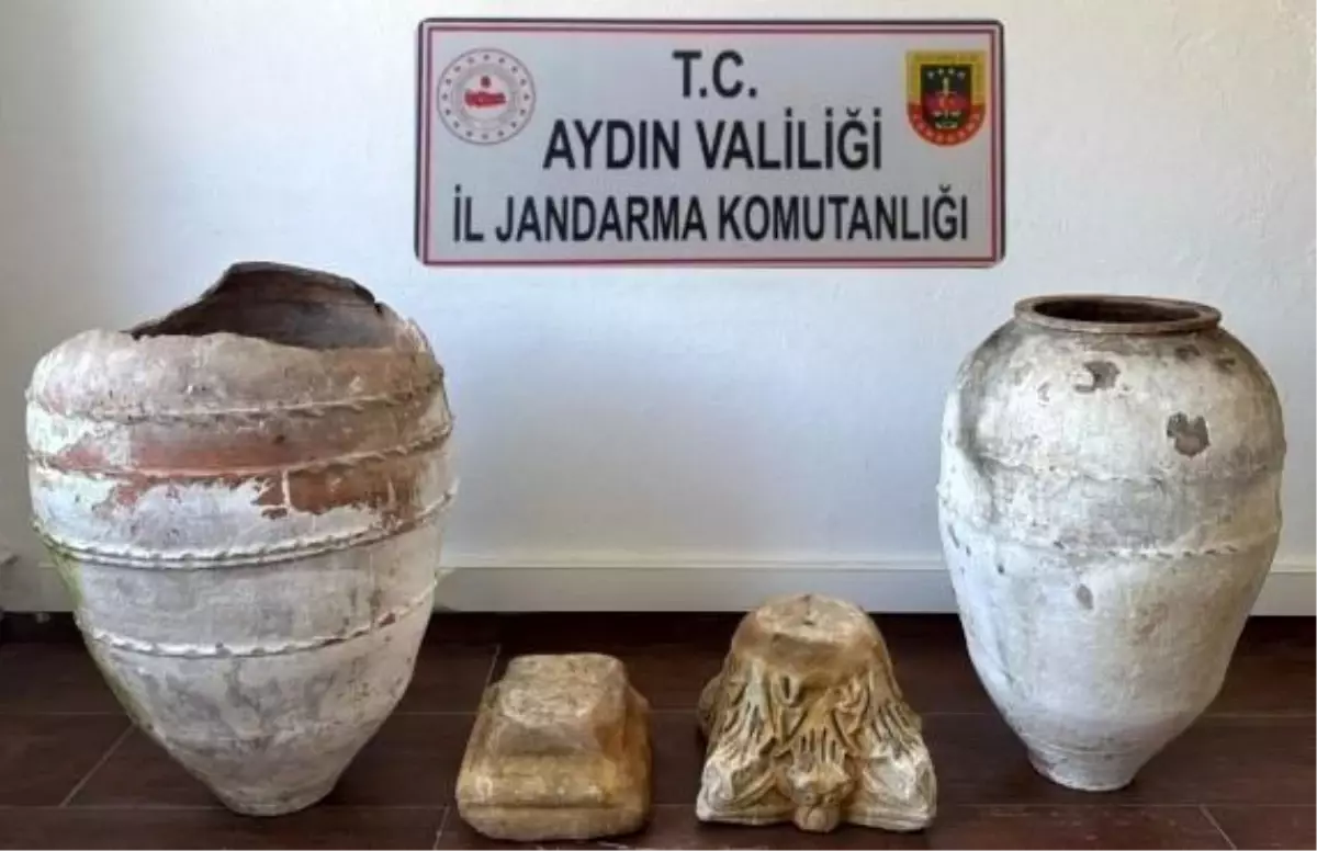 Söke'de tarihi eser operasyonu