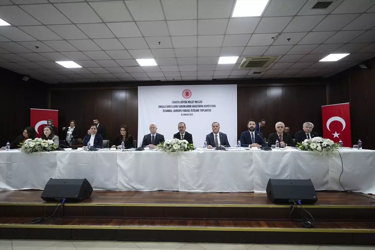 TBMM Engelli Bireylerin Sorunlarını Araştırma Komisyonu, İstanbul'da istişare toplantısı düzenledi