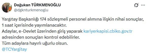 The results of the Supreme Court's contracted personnel recruitment are being announced