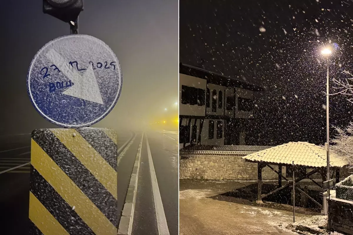 38 ilde sarı ve turuncu kodlu uyarı! İstanbul'un yanı başında kar başladı