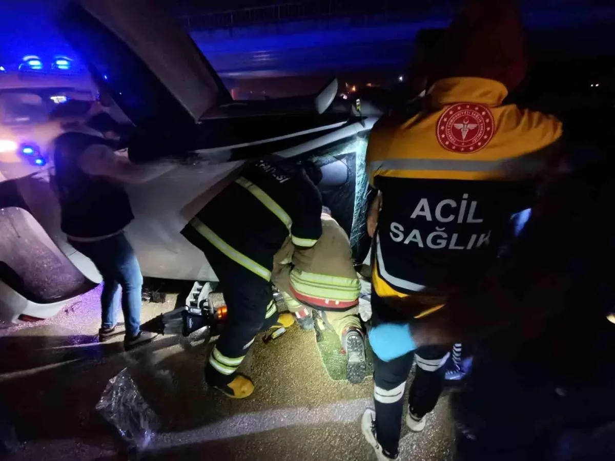 Antakya'da trafik kazası: 2 yaralı