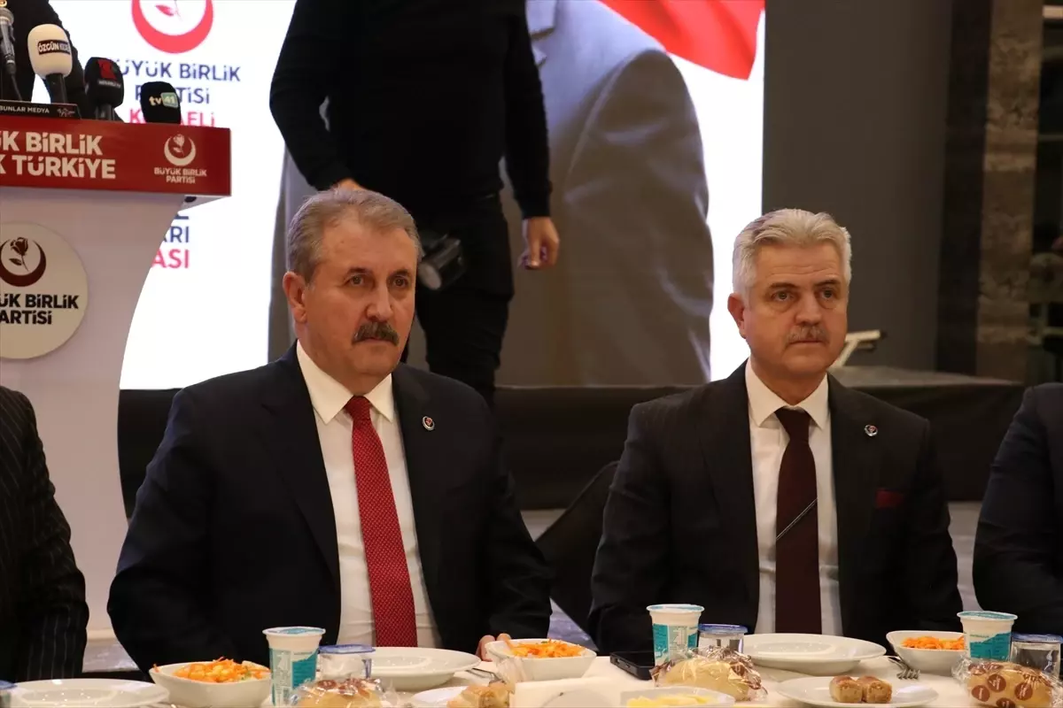 BBP Genel Başkanı Destici, Kocaeli'de konuştu Açıklaması