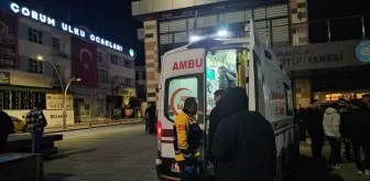 Çorum'da bıçaklı saldırıya uğrayan genç yaralandı