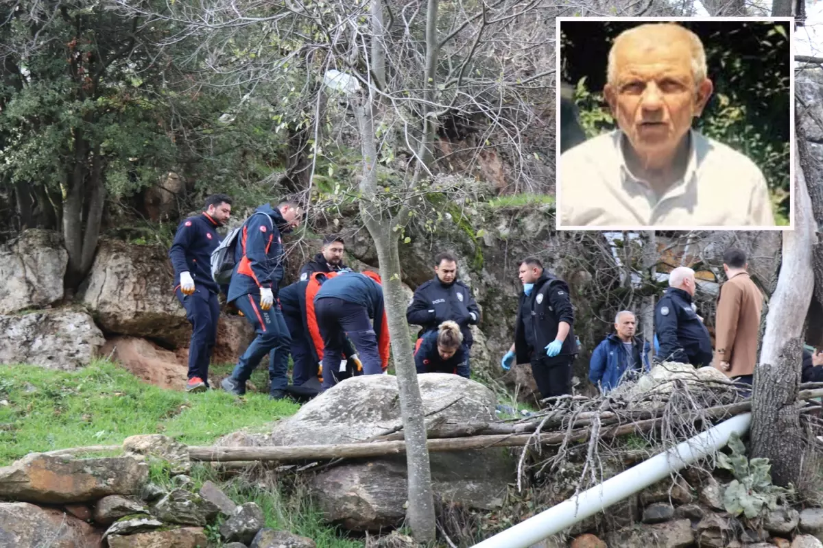 Denizli'de kaybolan 80 yaşındaki Alzheimer hastası dere yatağında ölü bulundu