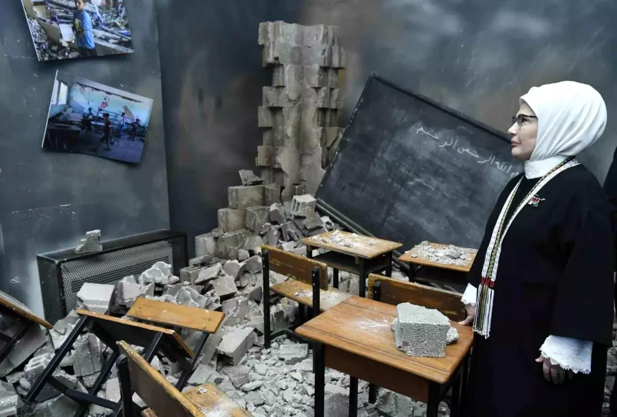 Emine Erdoğan'dan "Kalanlar" Filistin Sergisi paylaşımı