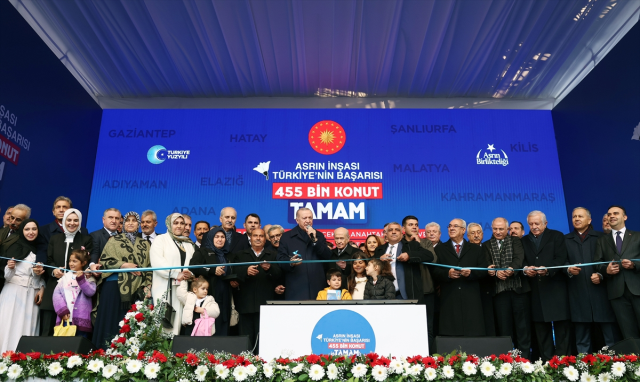 Hatay'da 455 bininci konut teslim töreni! Cumhurbaşkanı Erdoğan: Sözümüzü tutmanın onurunu yaşıyoruz
