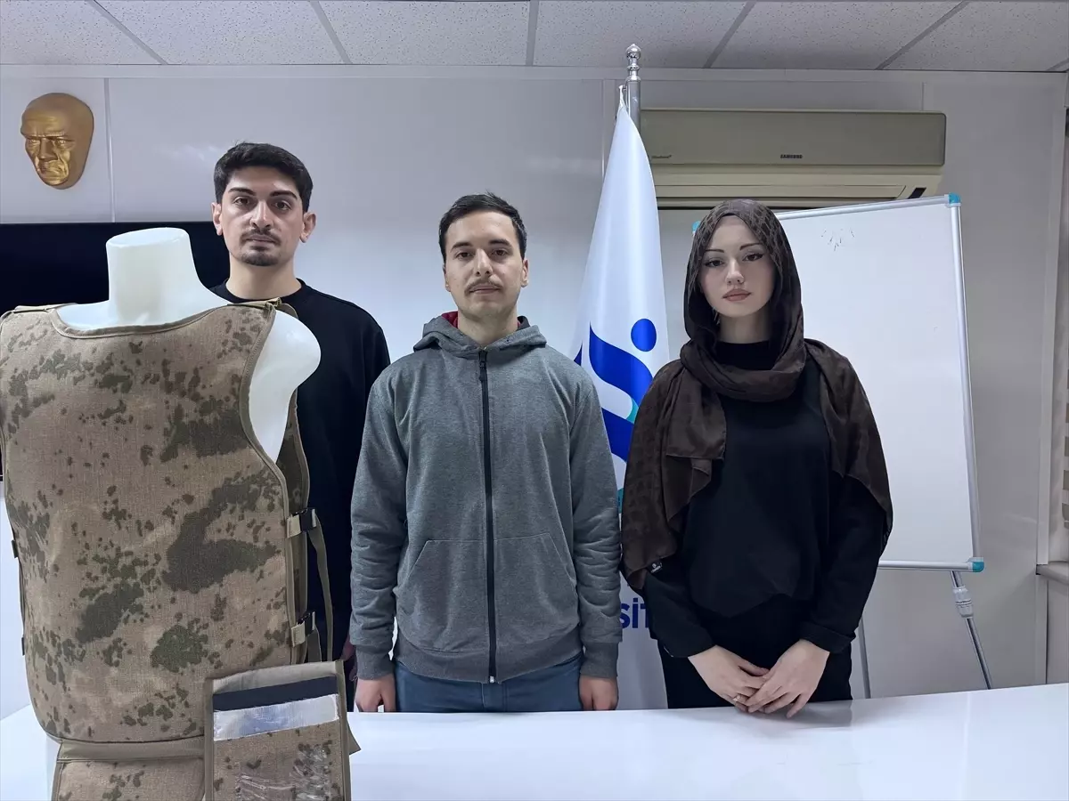 Isparta'da silah sanayi öğrencileri havalı silah mühimmatlarına karşı balistik yelek geliştirdi