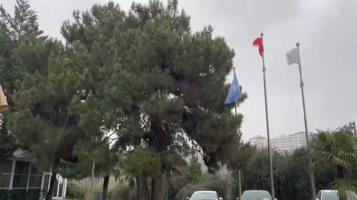 İstanbul'da sulu kar yağdı