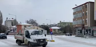 Kars ve Ardahan'da kar yağışı etkili oldu