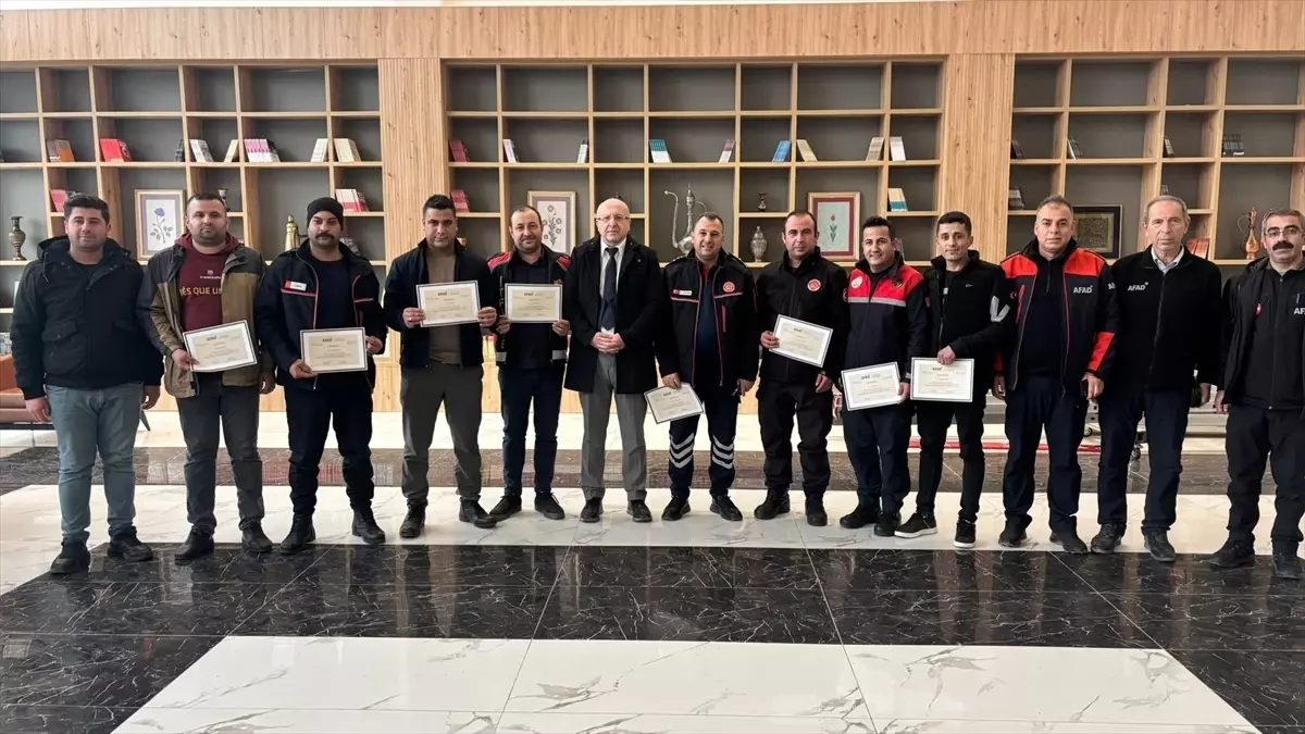 Mardin'de itfaiye personeline eğitim programı düzenlendi