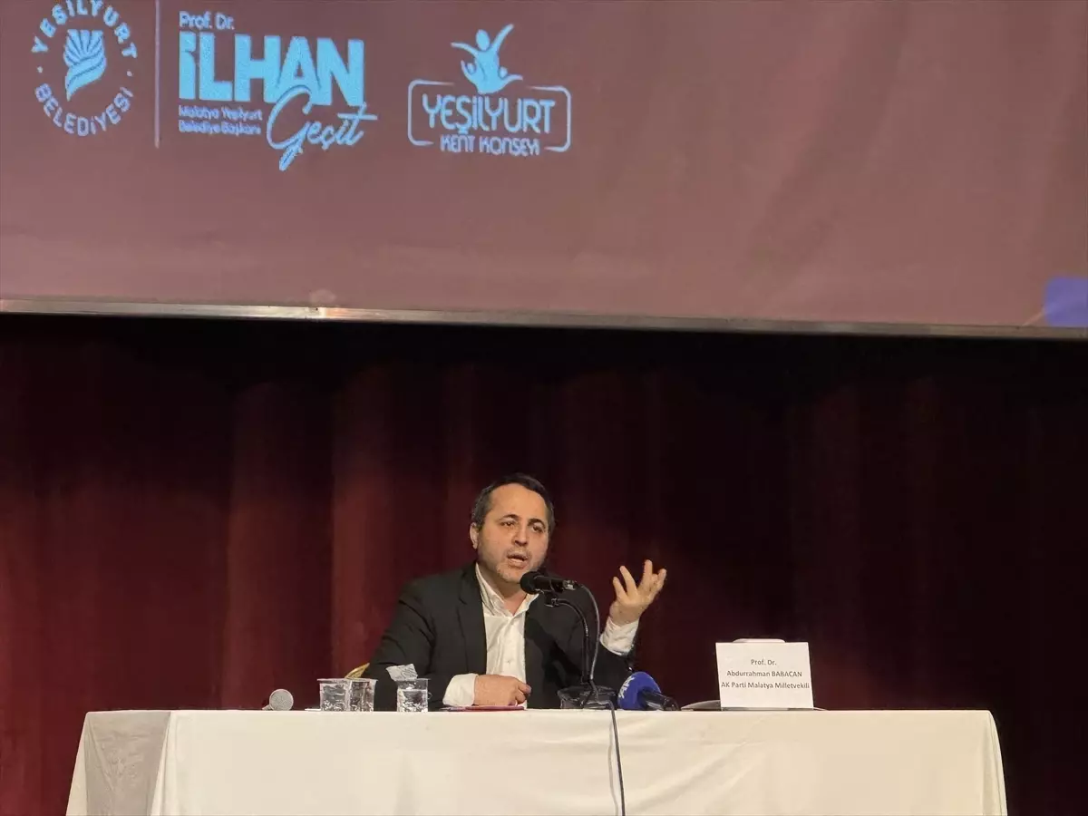 Milli Dayanışma, Kardeşlik ve Demokrasi Komisyonu Üyesi Babacan, Malatya'da konuştu Açıklaması