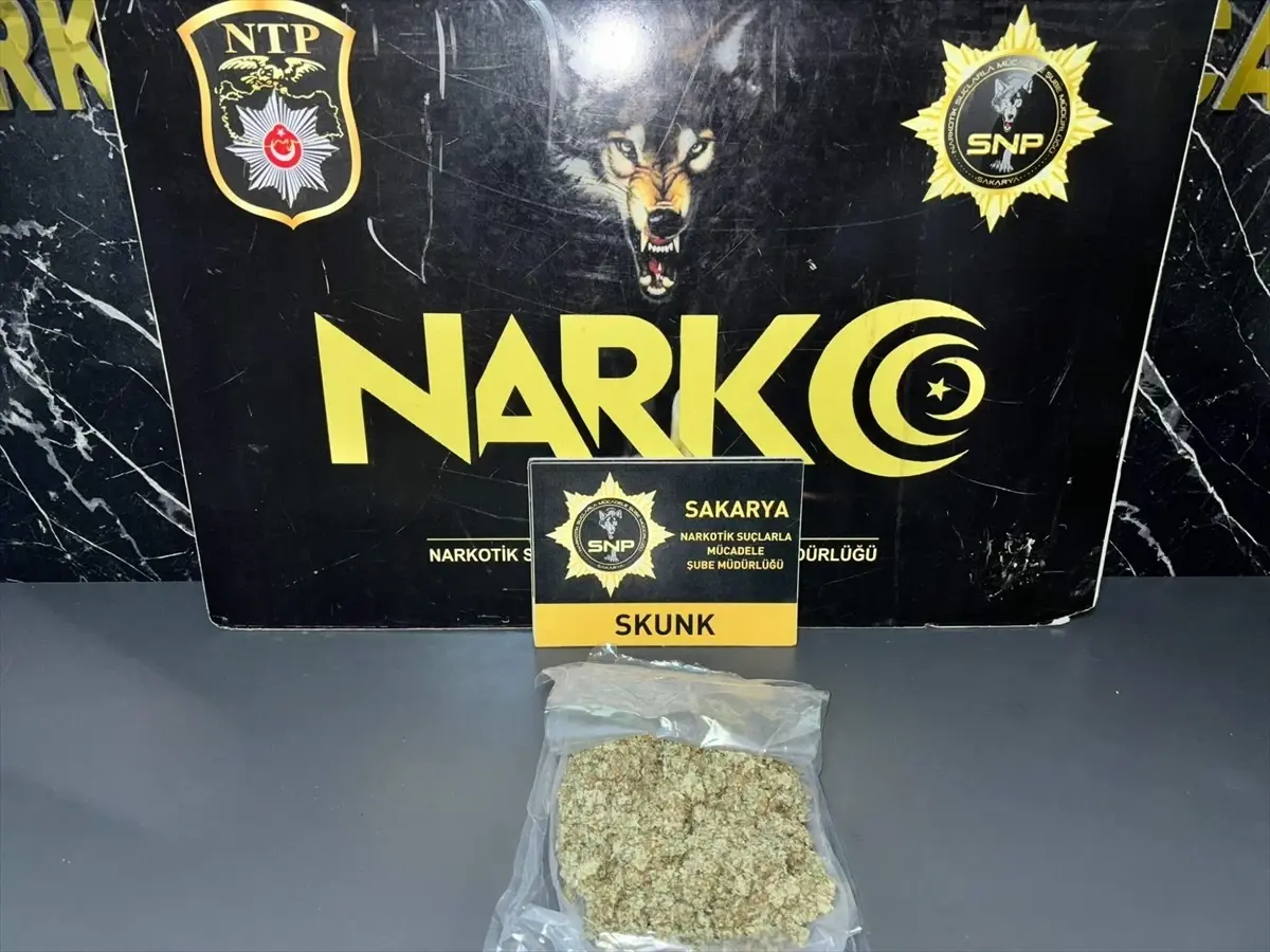 Sakarya'da düzenlenen operasyonda 350 gram sentetik uyuşturucu ele geçirildi