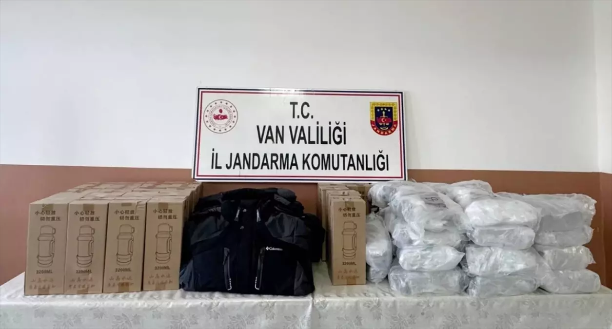 Van'da gümrük kaçağı malzeme ele geçirildi