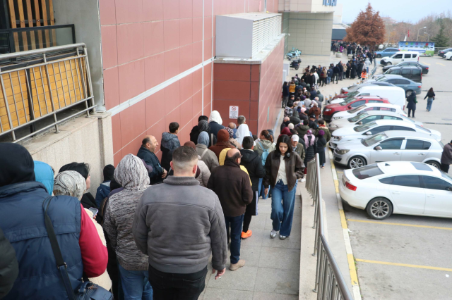 A person rushed there upon hearing the discount news on 2 products! They waited in line for 9 hours