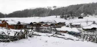 Amasya'nın yüksek kesimlerinde kar yağışı etkili oluyor