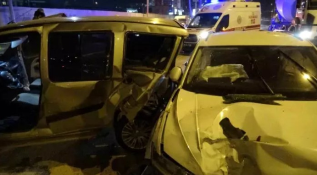 The vehicles ended up like this, but not even a nosebleed