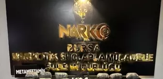 Bursa'da 25,5 kilogram sentetik uyuşturucu ele geçirildi