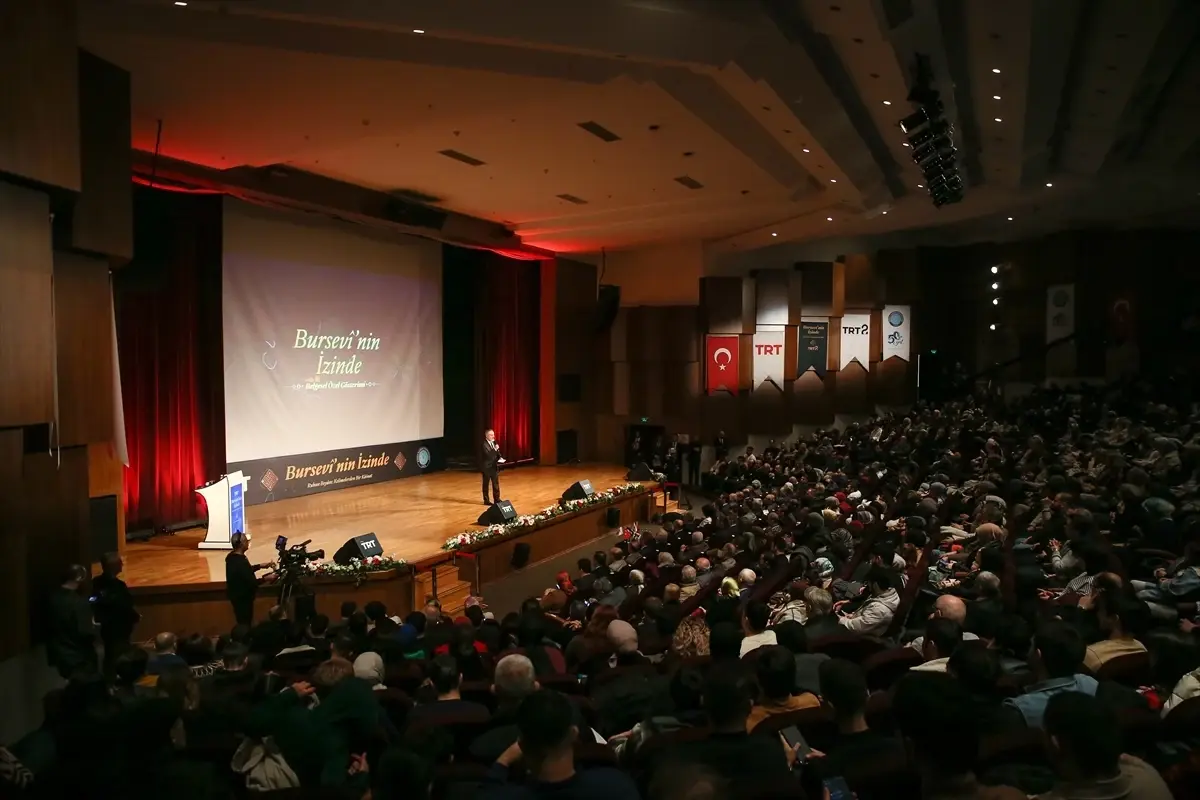 Bursa'da "Bursevi'nin İzinde" belgeselinin özel gösterimi yapıldı