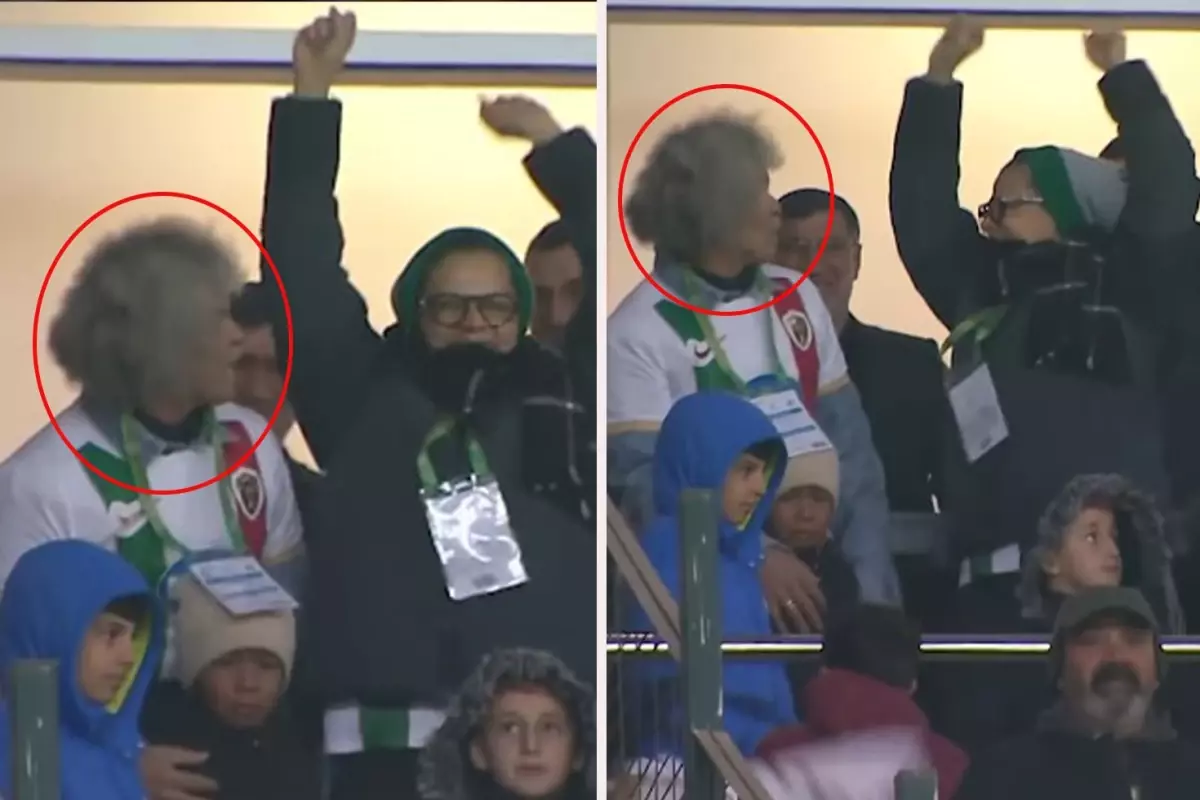 Dünyaca ünlü eski futbolcu Valderrama, Amedspor maçında görüntülendi