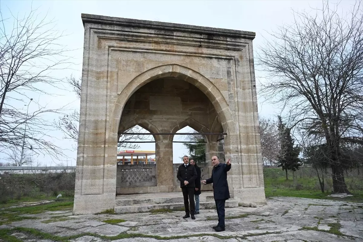Edirne'de köprü kalıntılarının bulunduğu alan ok meydanı ve yağlı güreş sahası olacak