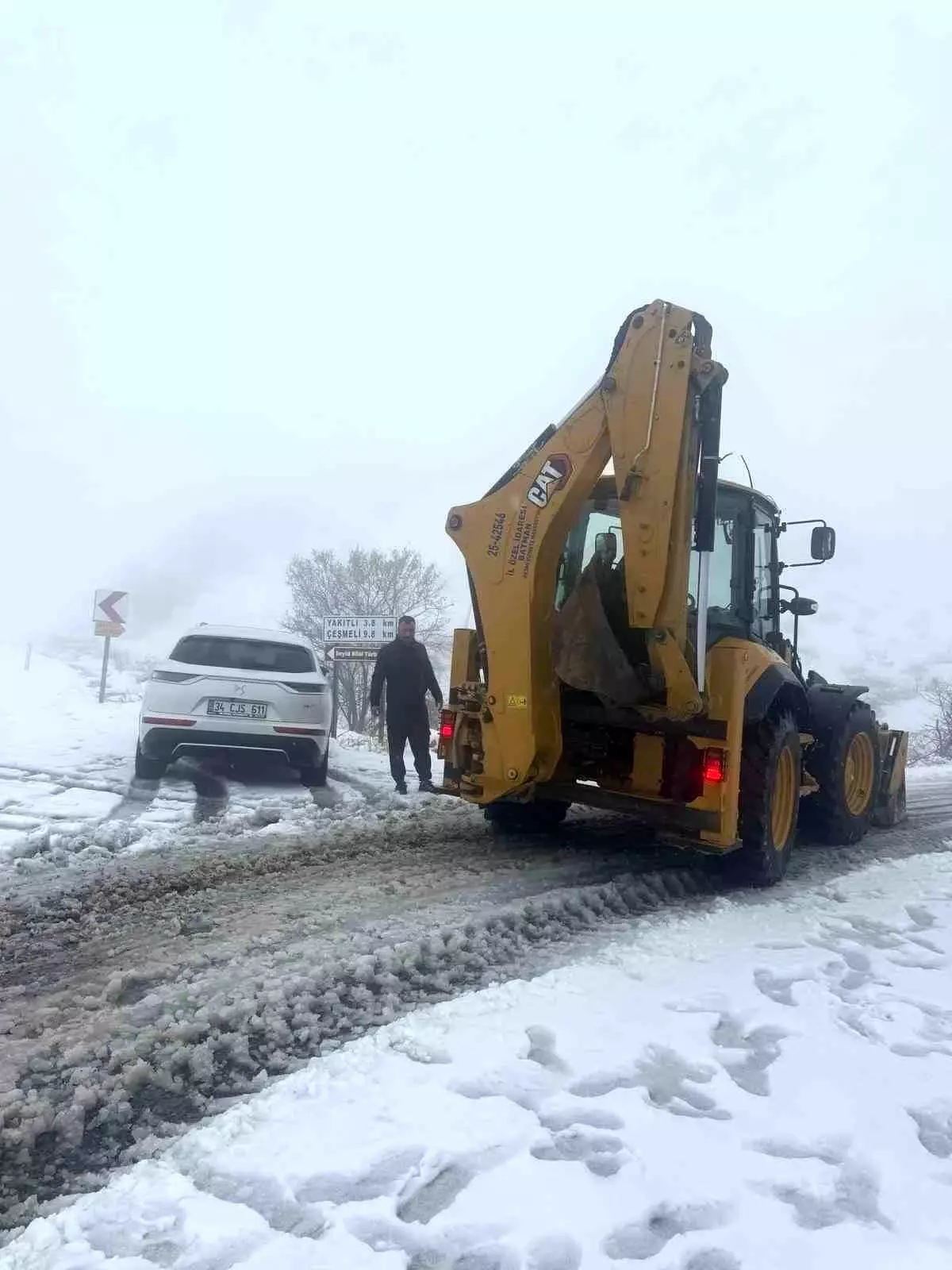 Gercüş'te kar nedeniyle 5 köy yolu ulaşıma kapandı
