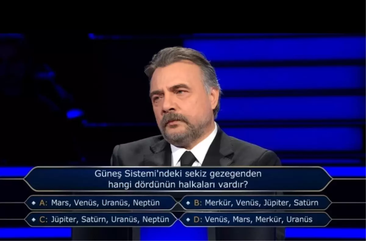 Güneş Sistemi'ndeki sekiz gezegenden hangi dördünün halkaları vardır?