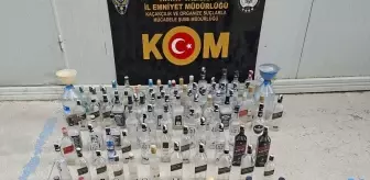 Hatay'da sahte içki operasyonunda 5 şüpheli yakalandı