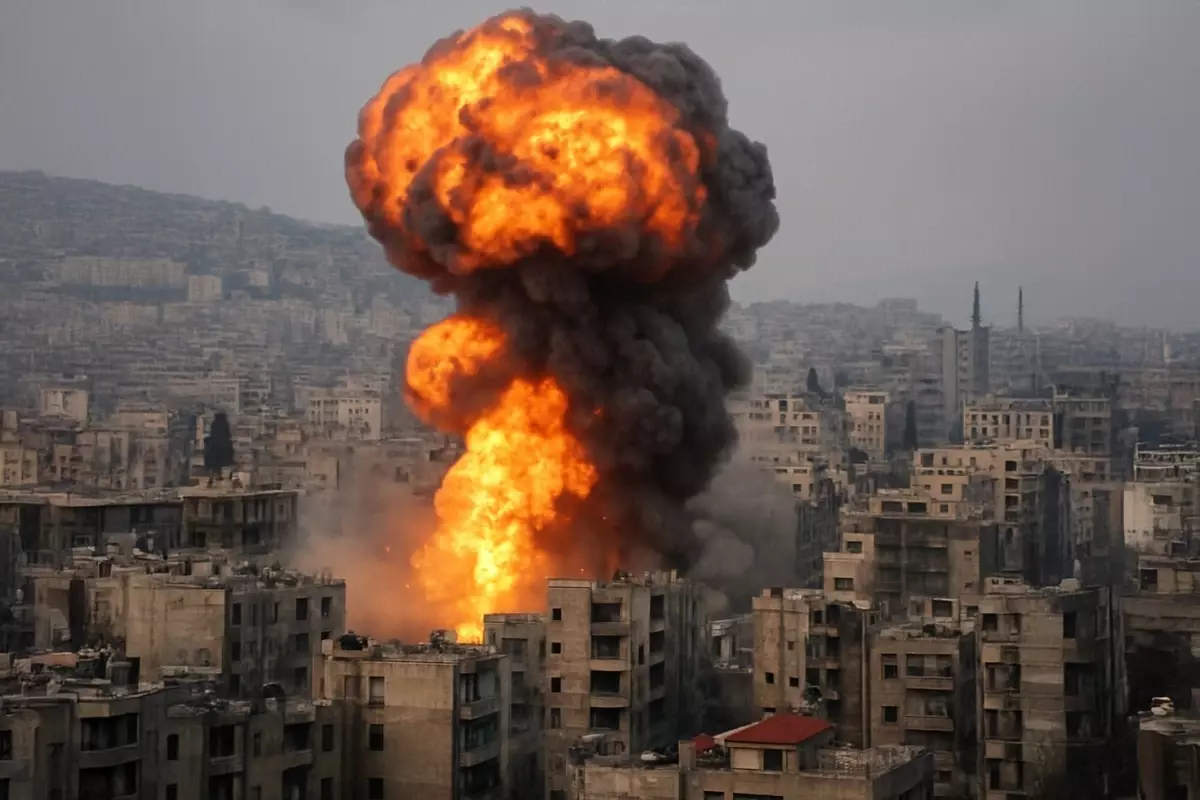 İsrail gece yarısı Suriye'yi vurdu