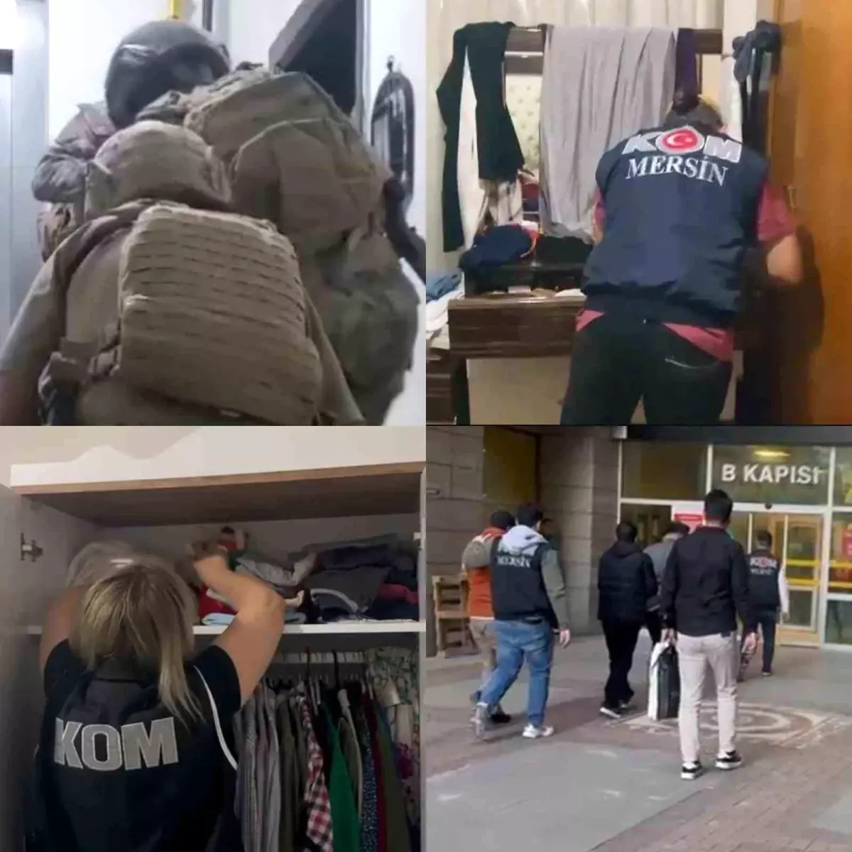 Mersin'de haraç isteyen suç örgütüne operasyon: 8 tutuklama