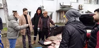 Sinop'ta kaçak avlanan 625 kalkan balığı vatandaşlara dağıtıldı