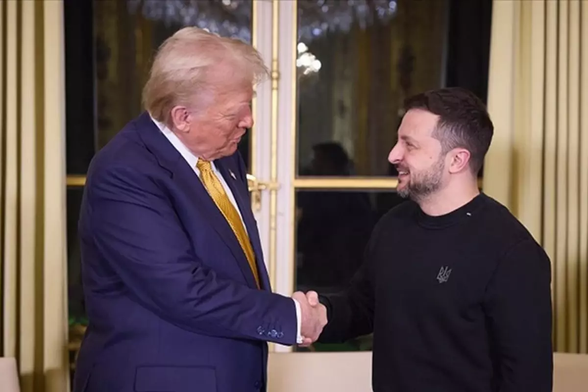 Trump ve Zelensky, Mar-a-Lago'da biraraya geldi