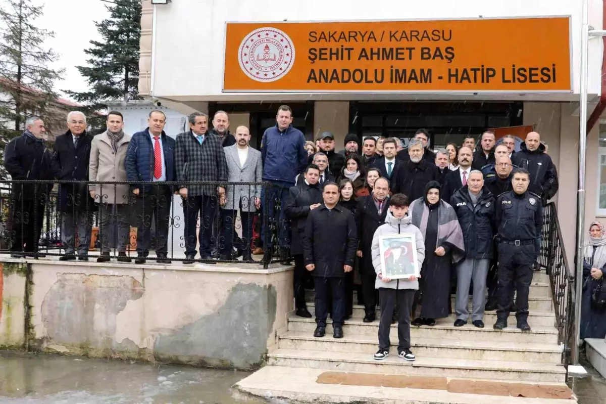 2018 yılında vatan uğruna can veren şehidin ismi okula verildi