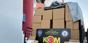 Adana'da 11 milyon 650 bin makaron ele geçirildi