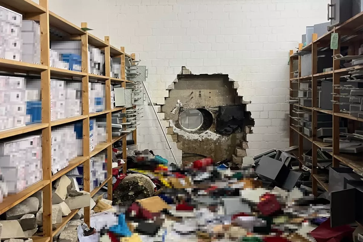 Almanya'da Noel tatilinde film gibi soygun