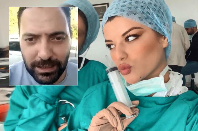 آيشة توكياز في جلسة المحكمة، أختها التوأم إسراء توكياز تعرضت لنوبة عصبية