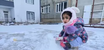 Doğanşehir'de kar etkili oldu