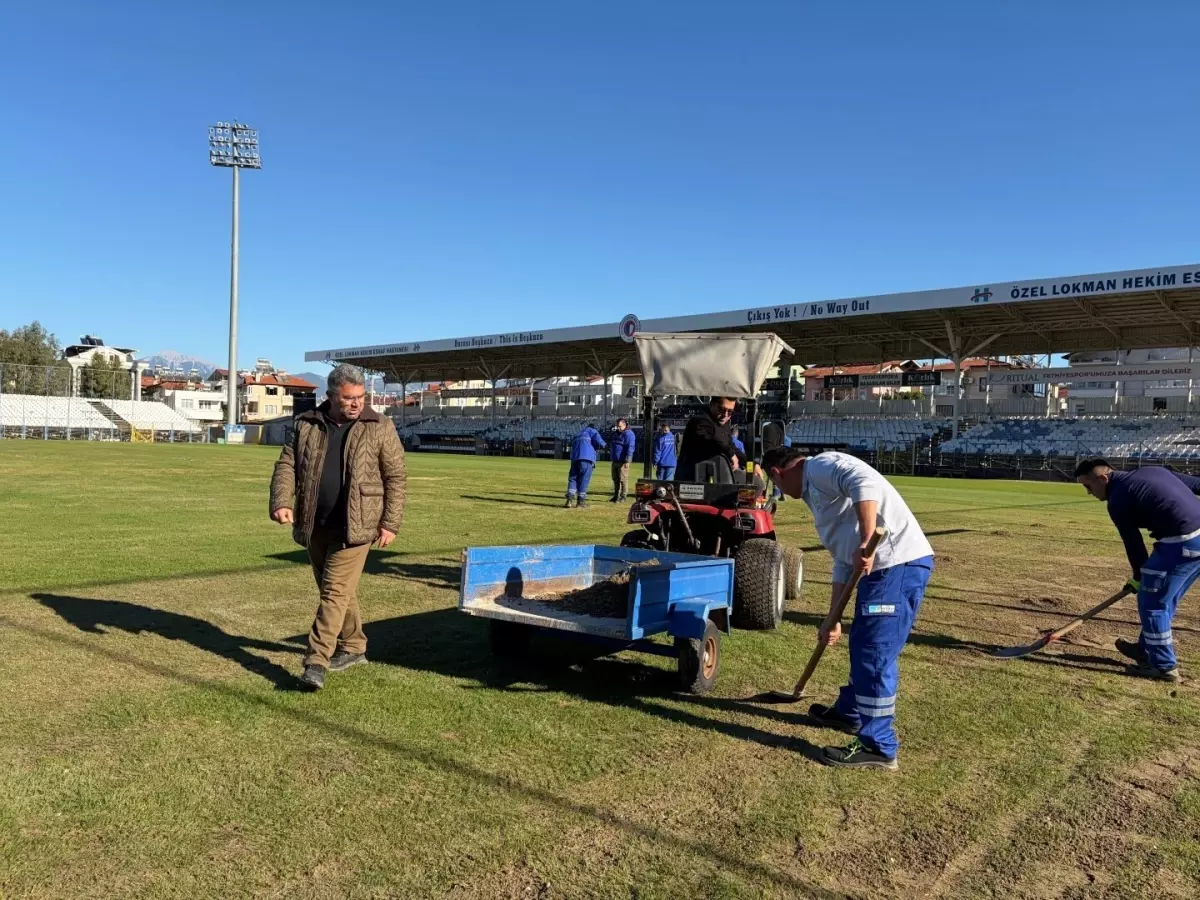 Fethiyespor'un stadında Galatasaray telaşı