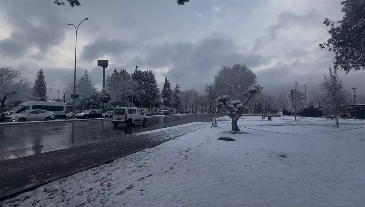Gaziantep'te kar etkili oldu