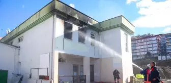Giresun Gençlik ve Spor İl Müdürlüğü'nün ek hizmet binasında çıkan yangında maddi hasar oluştu