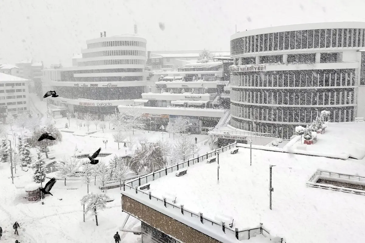 İstanbul'un yanı başında kar kalınlığı yarım metreye ulaştı