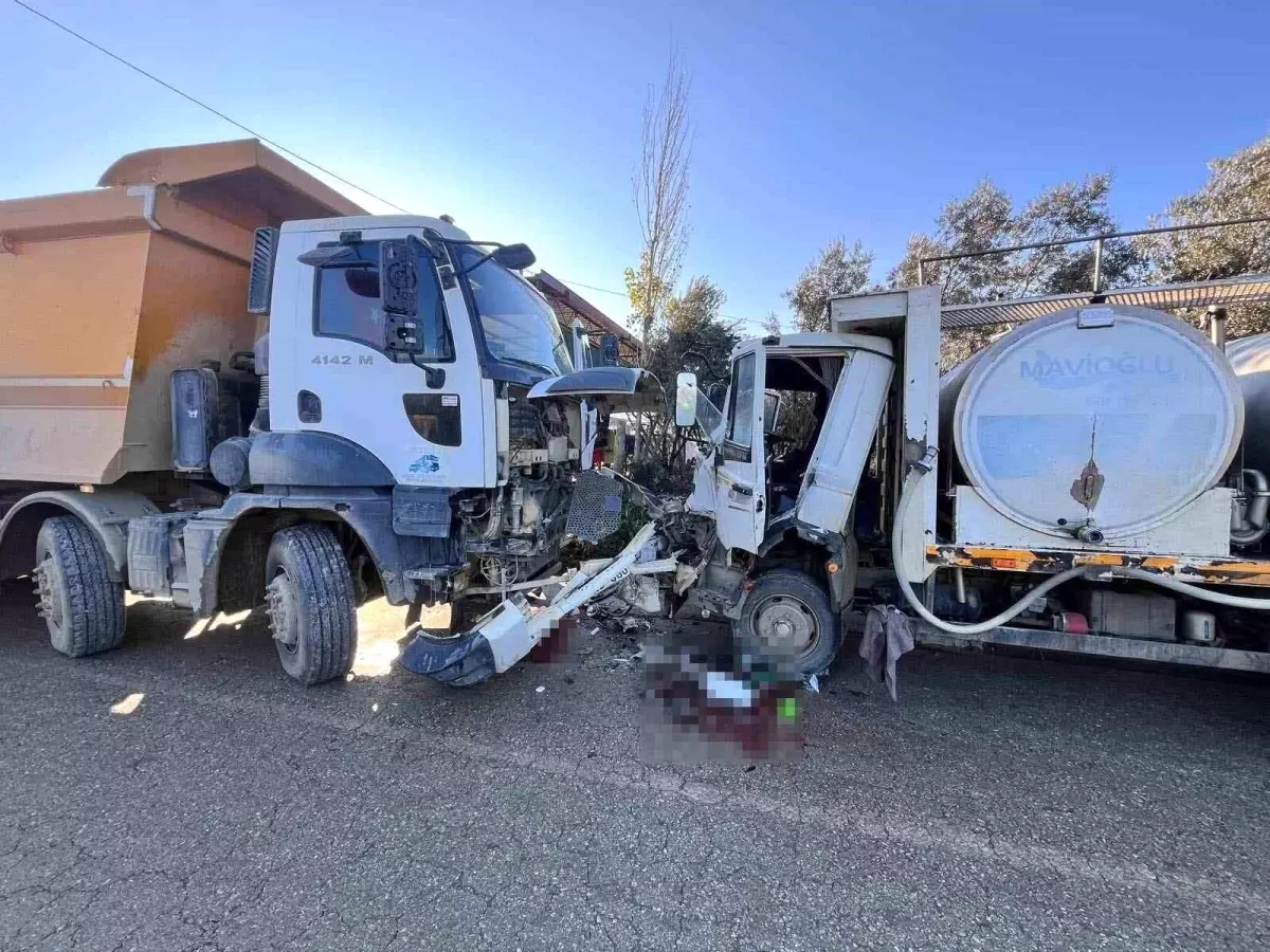 İzmir'de kamyon ile kamyonet çarpıştı: 1 yaralı